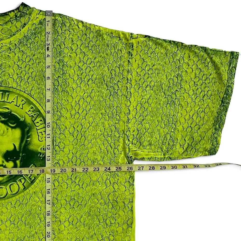 Alice Cooper- Vintage 1999 Tour- Million Dollar Babies Snakeskin Allover - Picture 9 of 10